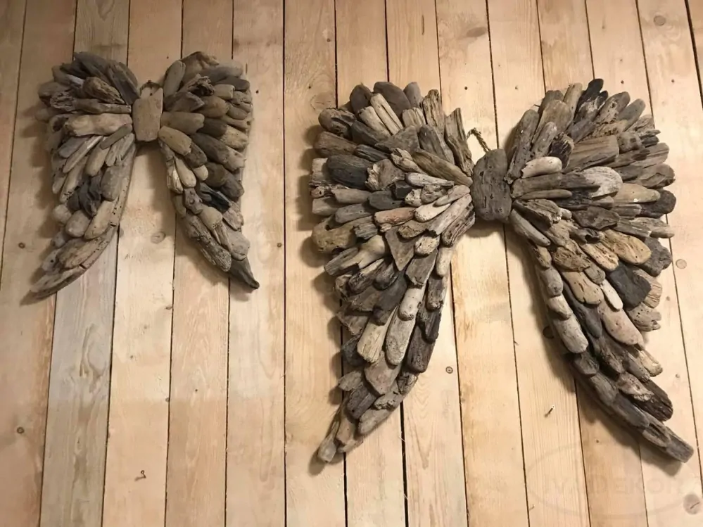 Andělská křídla Wood - velká