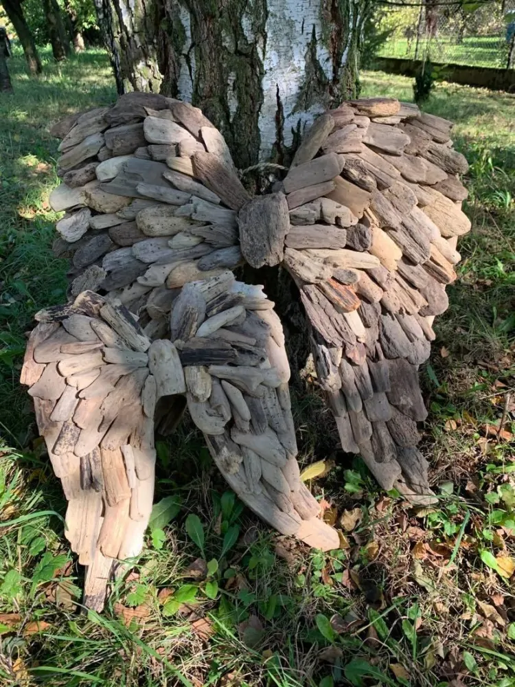Andělská křídla Wood - menší