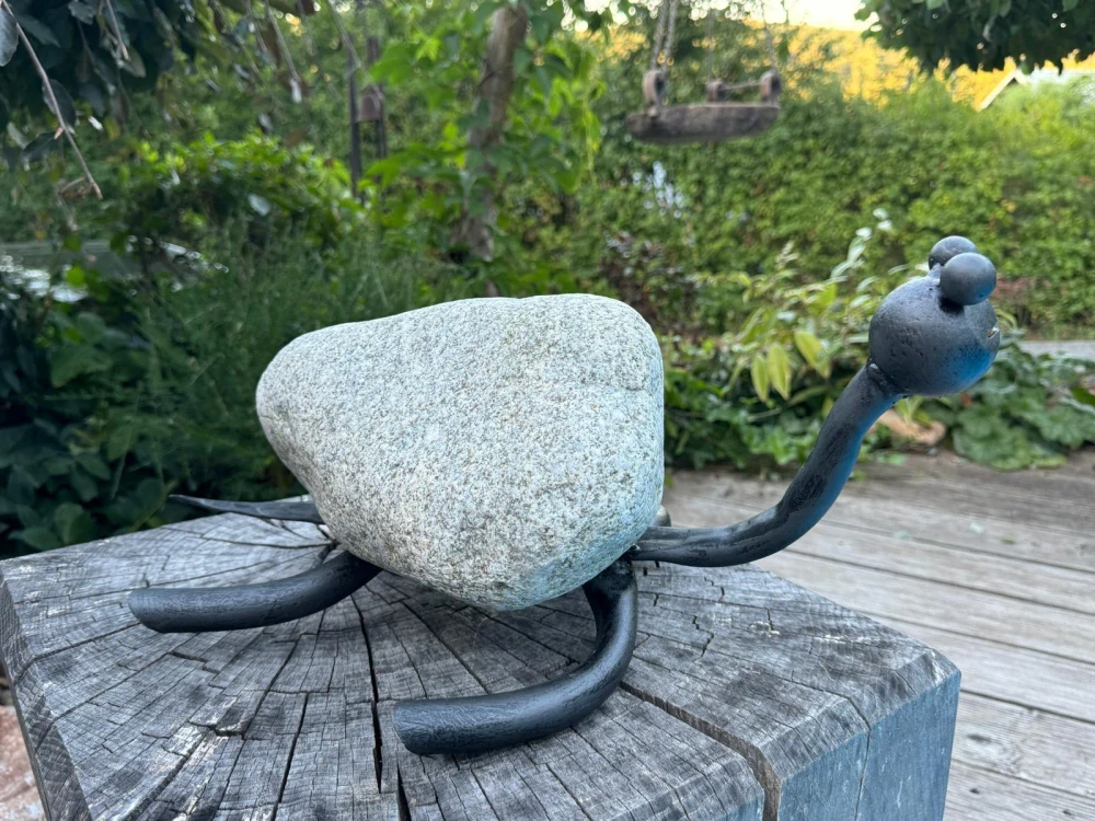 Obří ručně kovaná želva 47cm