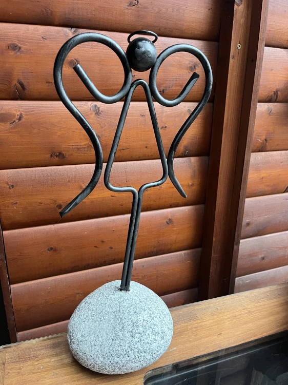 Kovaný anděl 50cm