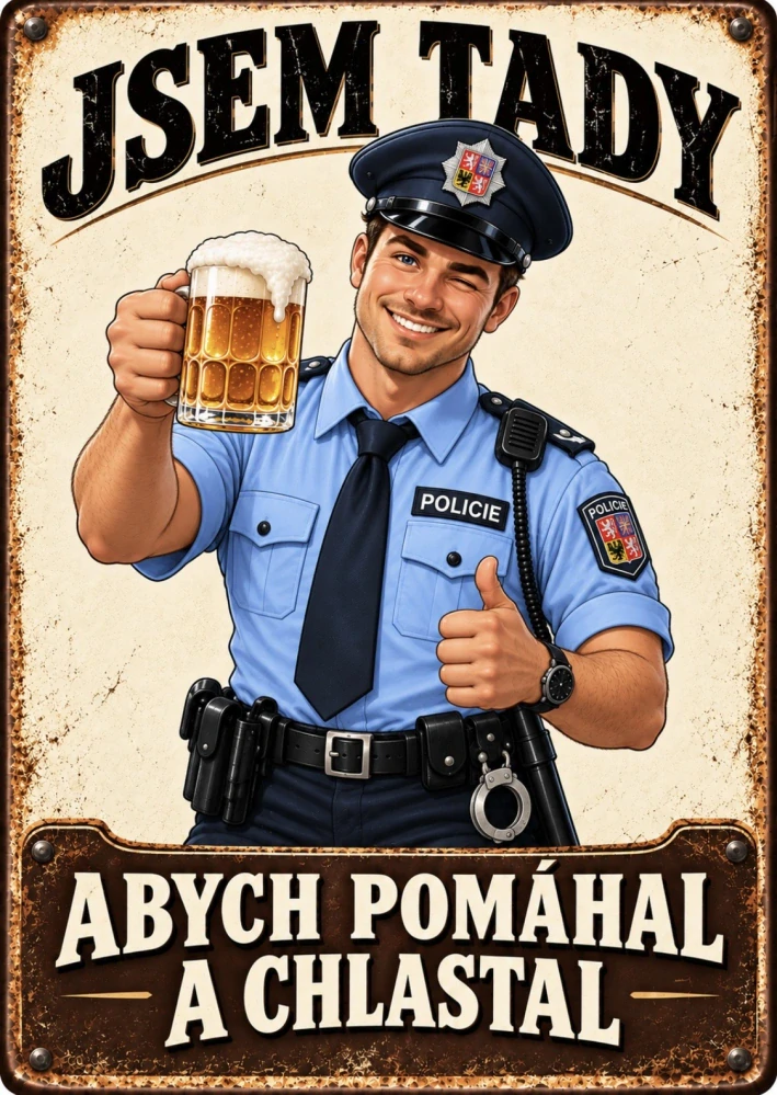 Cedule - POMÁHAL A CHLASTAL...