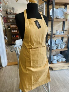 Žlutá (grilovací) zástěra + chňapka zdarma