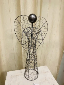 Dekorativní drátěný andílek - 50 cm