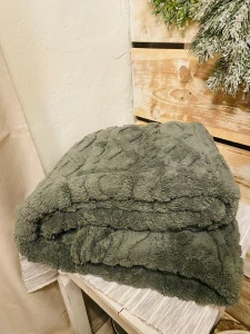Luxusní zelená deka