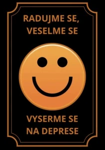 Cedulka - VYSERME SE NA DEPRESE