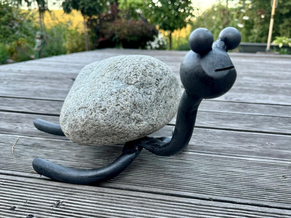 Obří ručně kovaná želva 47cm