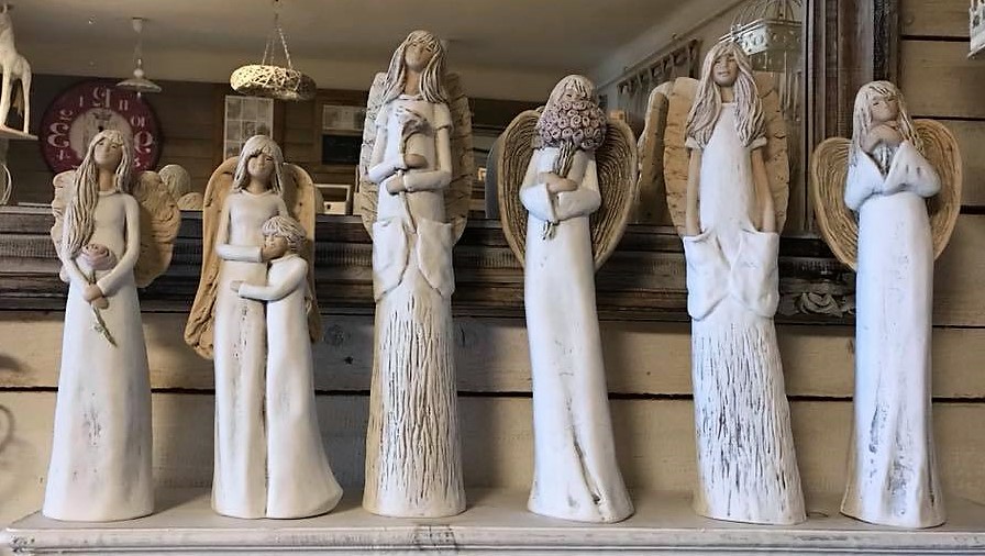 Soška andílka Miluji Tě - 38cm