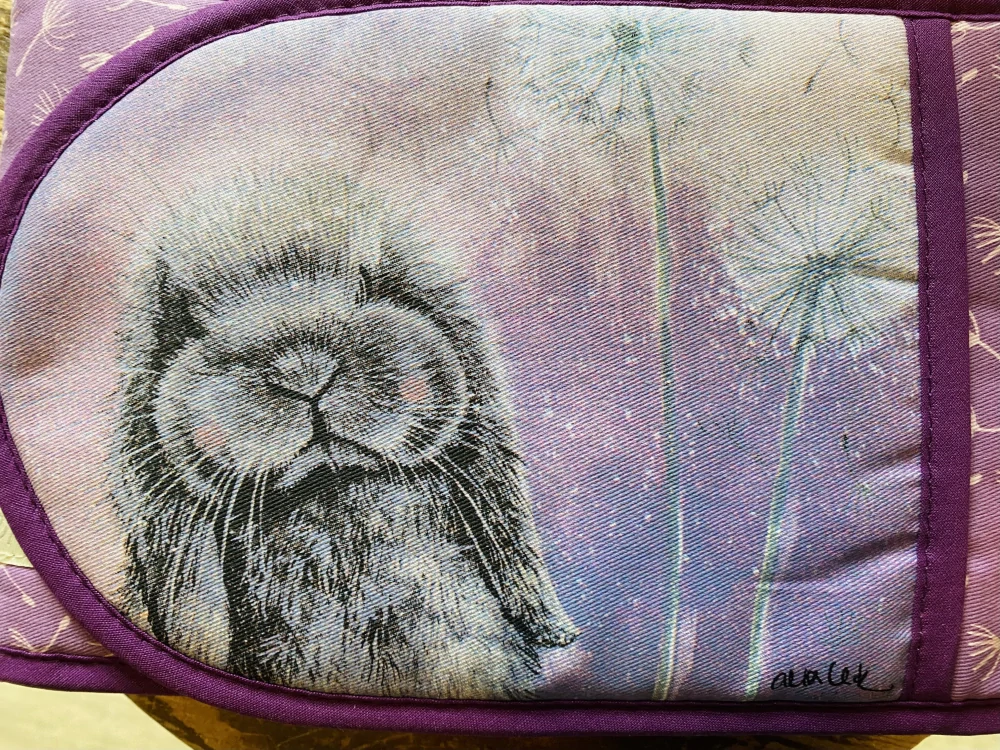 Dvojitá chňapka s králíčkem