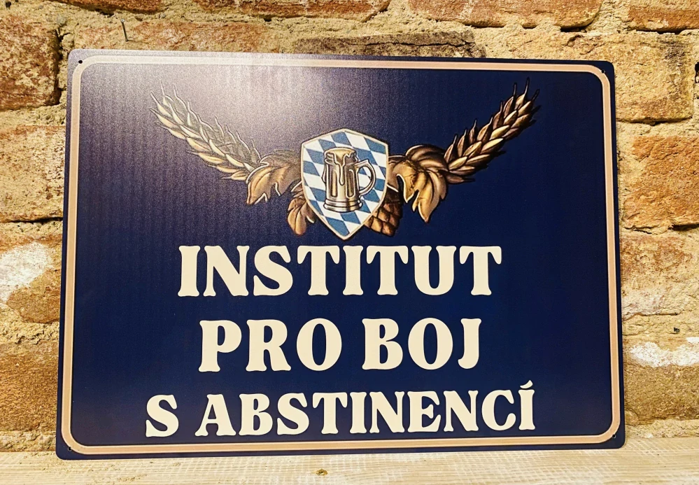 Cedulka - “Institut pro boj s abstinencí"
