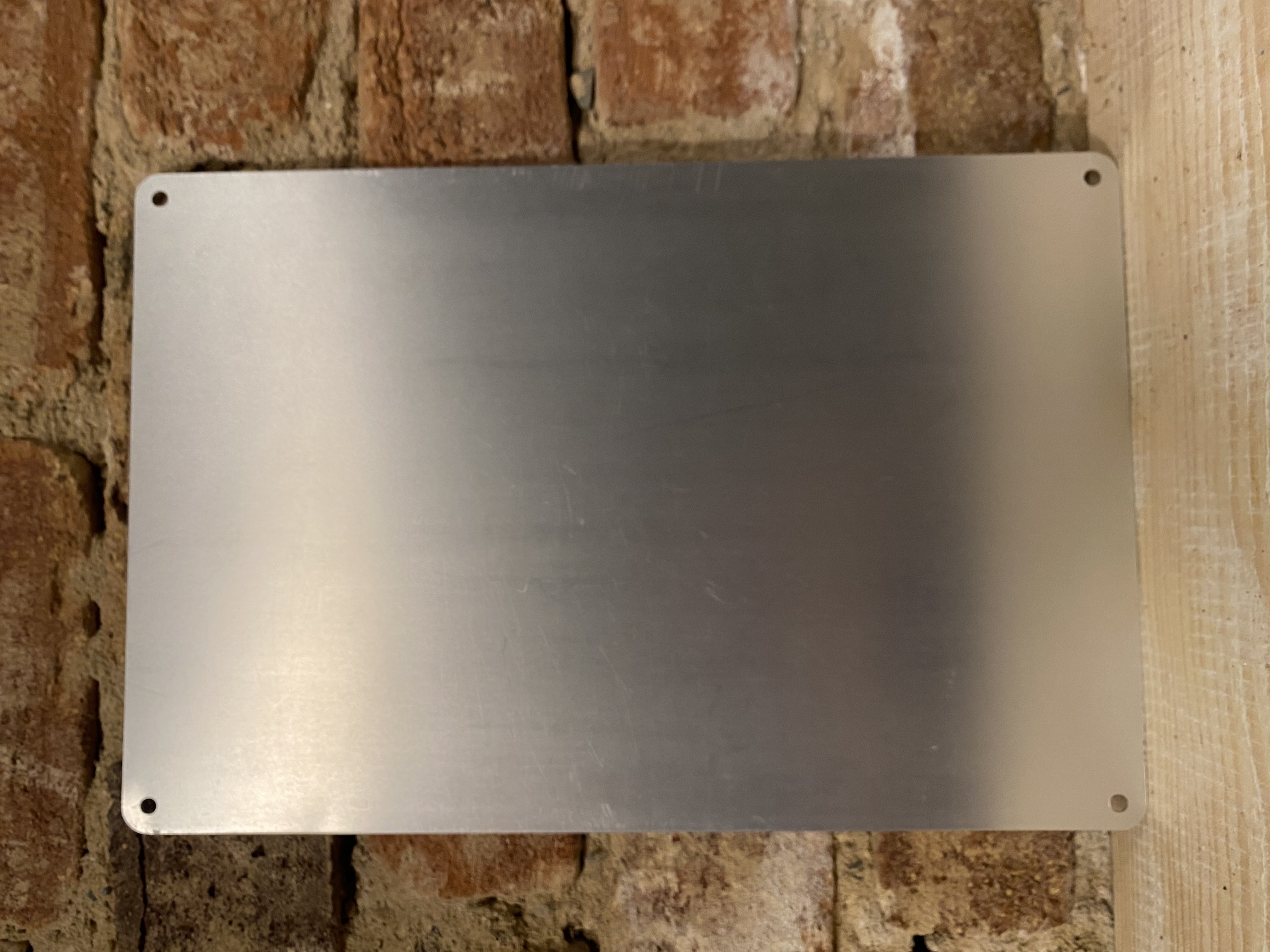 Plechová cedulka - můj nepořádek…