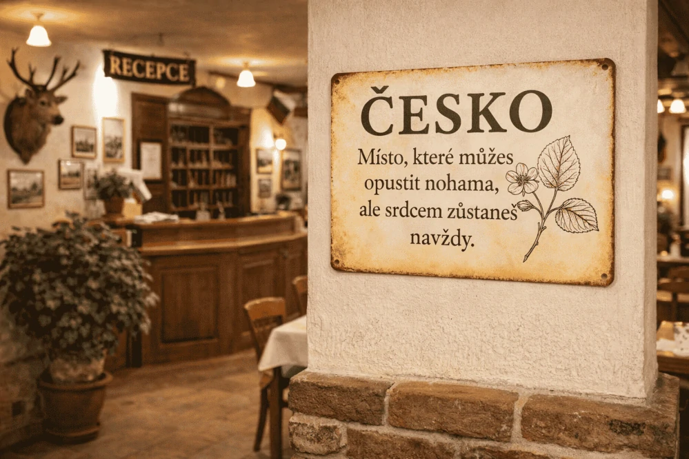 Ocelová cedulka - Česko