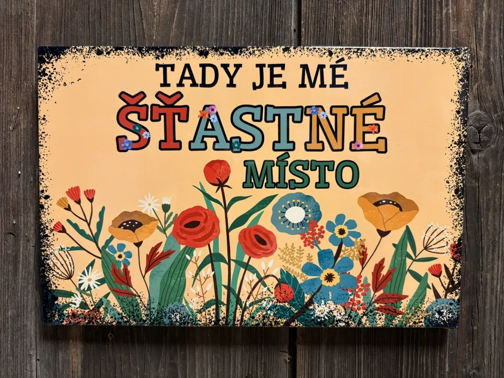 Cedulka - Šťastné místo