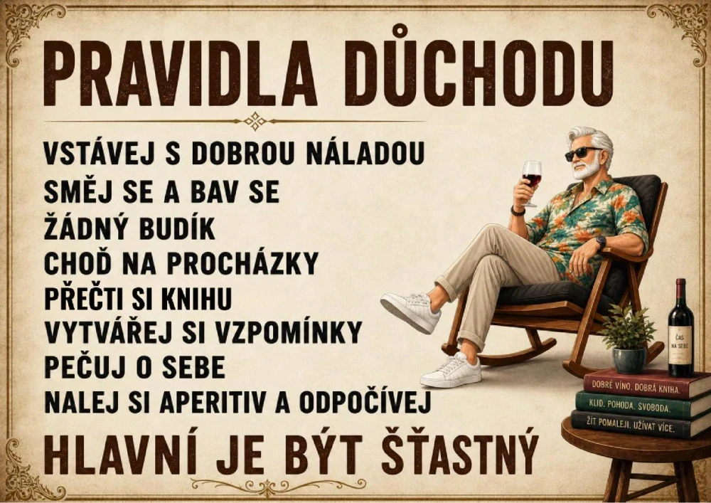 Cedule - PRAVIDLA důchodu