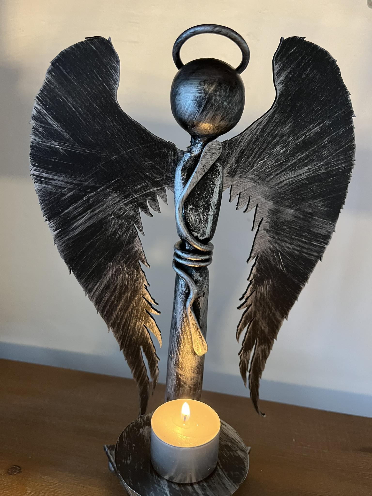 Ručně kovaný Angel Candle