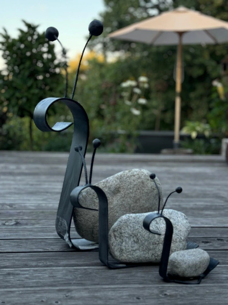 Obří kovaný šnek 50cm