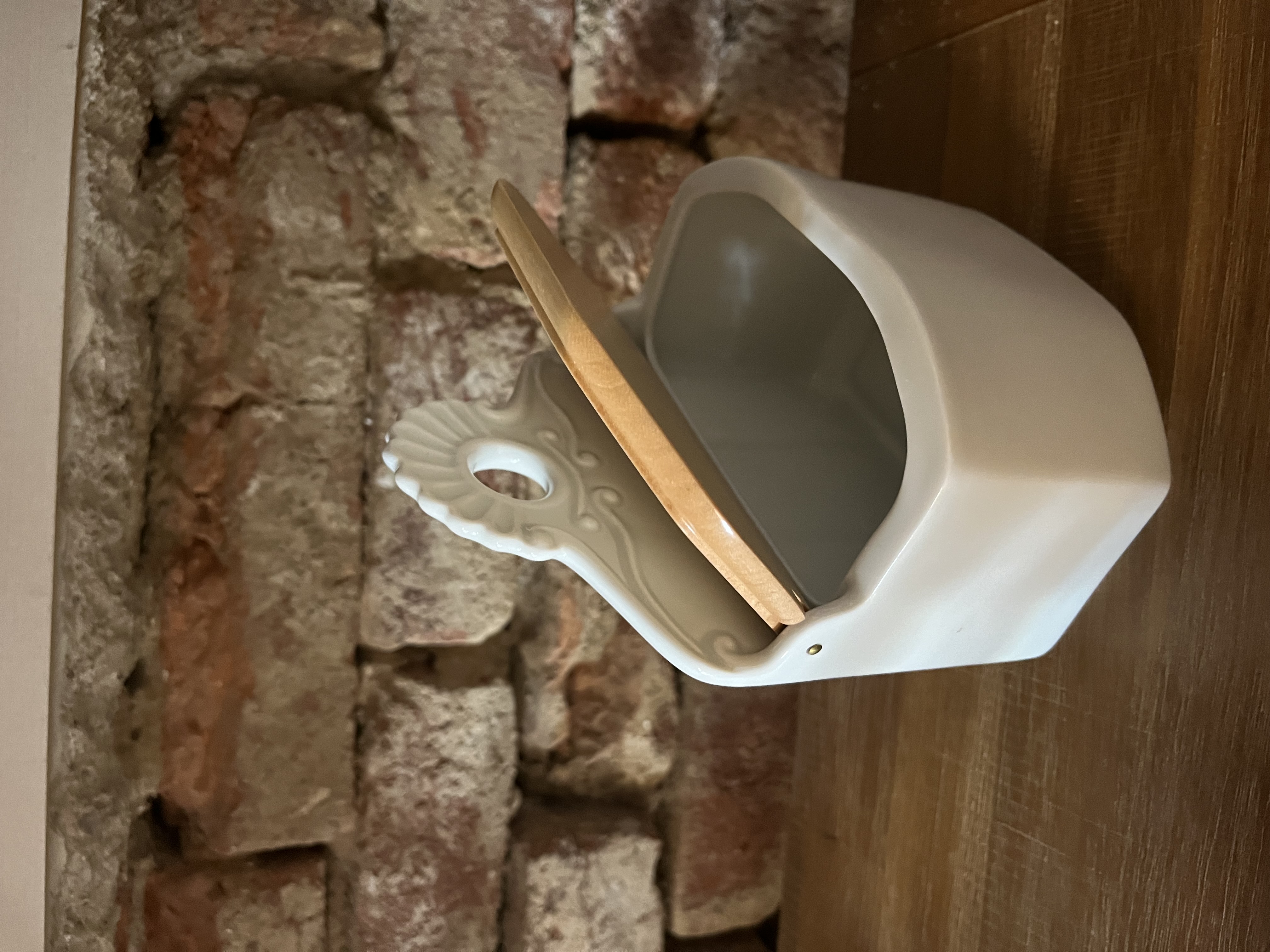 Závěsná porcelánová dóza - bez nápisu 