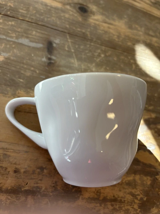 Pomačkaný porcelán - šálek 180ml +podšálek 