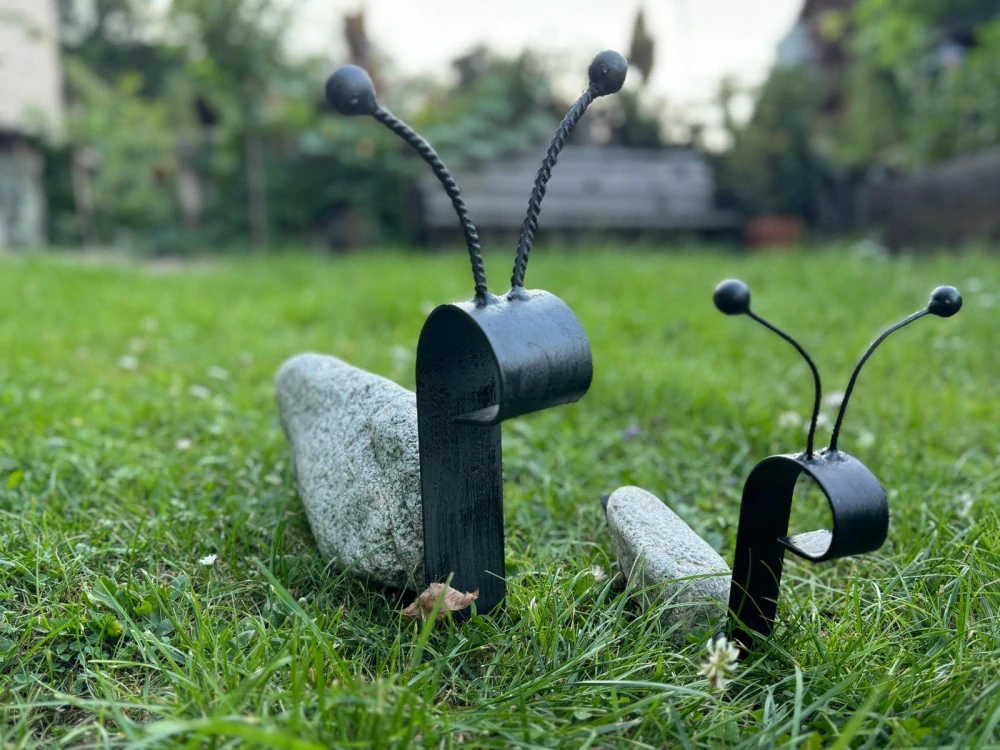 Kovaný šnek 20cm malý