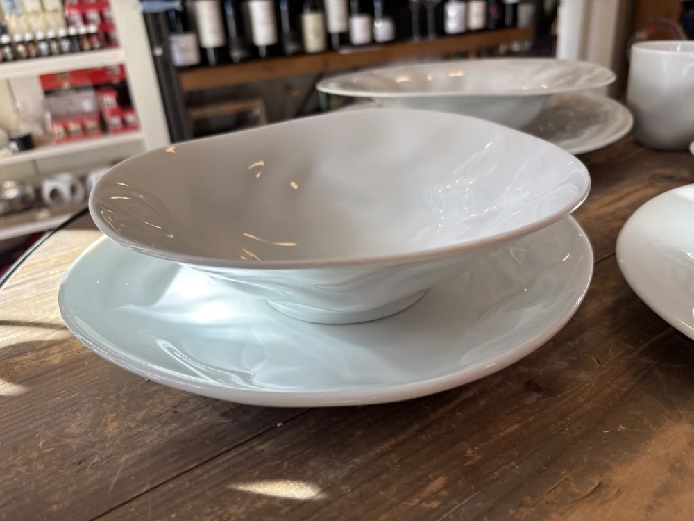 Pomačkaný porcelán - miska 23cm