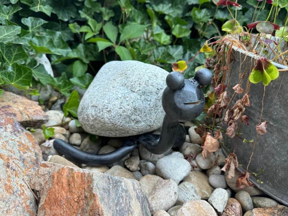 Obří ručně kovaná želva 47cm