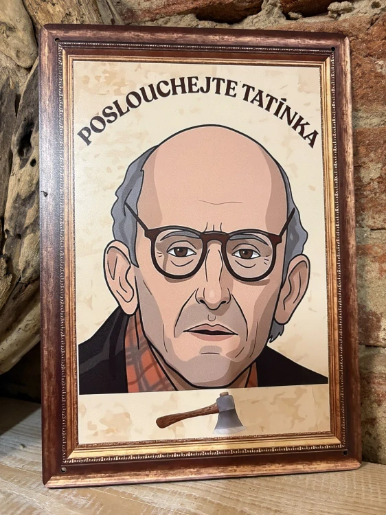 Cedulka - POSLOUCHEJTE TATíNKA