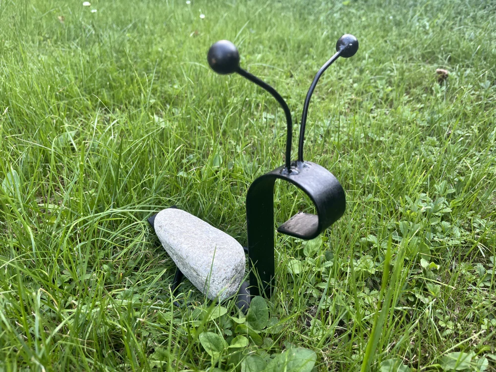 Kovaný šnek 20cm malý