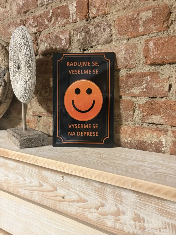Cedulka - VYSERME SE NA DEPRESE