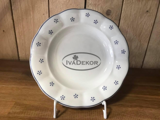 Prvorepublikový porcelánový dezertní talířek