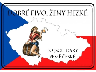 Plechová cedule Dary země 28,5x18,5cm