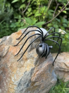 Pavouk - kovaný / kámen 25x20cm