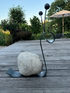 Obří kovaný šnek 50cm