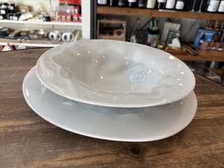Pomačkaný porcelán - talíř 32cm