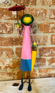 Designová žabka s deštníkem