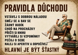 Cedule - PRAVIDLA důchodu