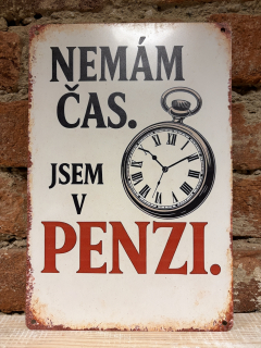 Cedule NEMÁM ČAS