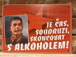 Cedulka - JE ČAS SKONCOVAT S ALKOHOLEM