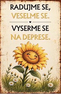 Cedulka - VYSERME SE NA DEPRESE