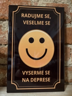 Cedulka - VYSERME SE NA DEPRESE