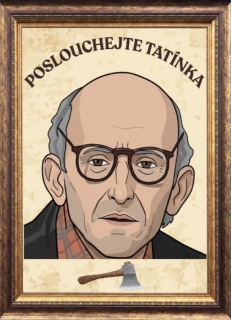 Cedulka - POSLOUCHEJTE TATíNKA