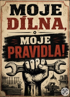 Cedulka - MOJE DÍLNA III.