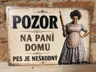 Cedule - paní domu