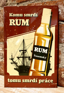 Cedulka - Komu smrdí rum...