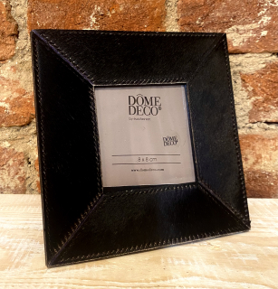 Rámeček DÔME DECO (8x8 cm) - kůže s vlasovou strukturou