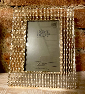 Pozlacený rámeček DÔME DECO (10x15 cm)