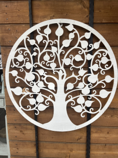 Kovový strom života k zavěšení 60cm (mírně promáčknutý)